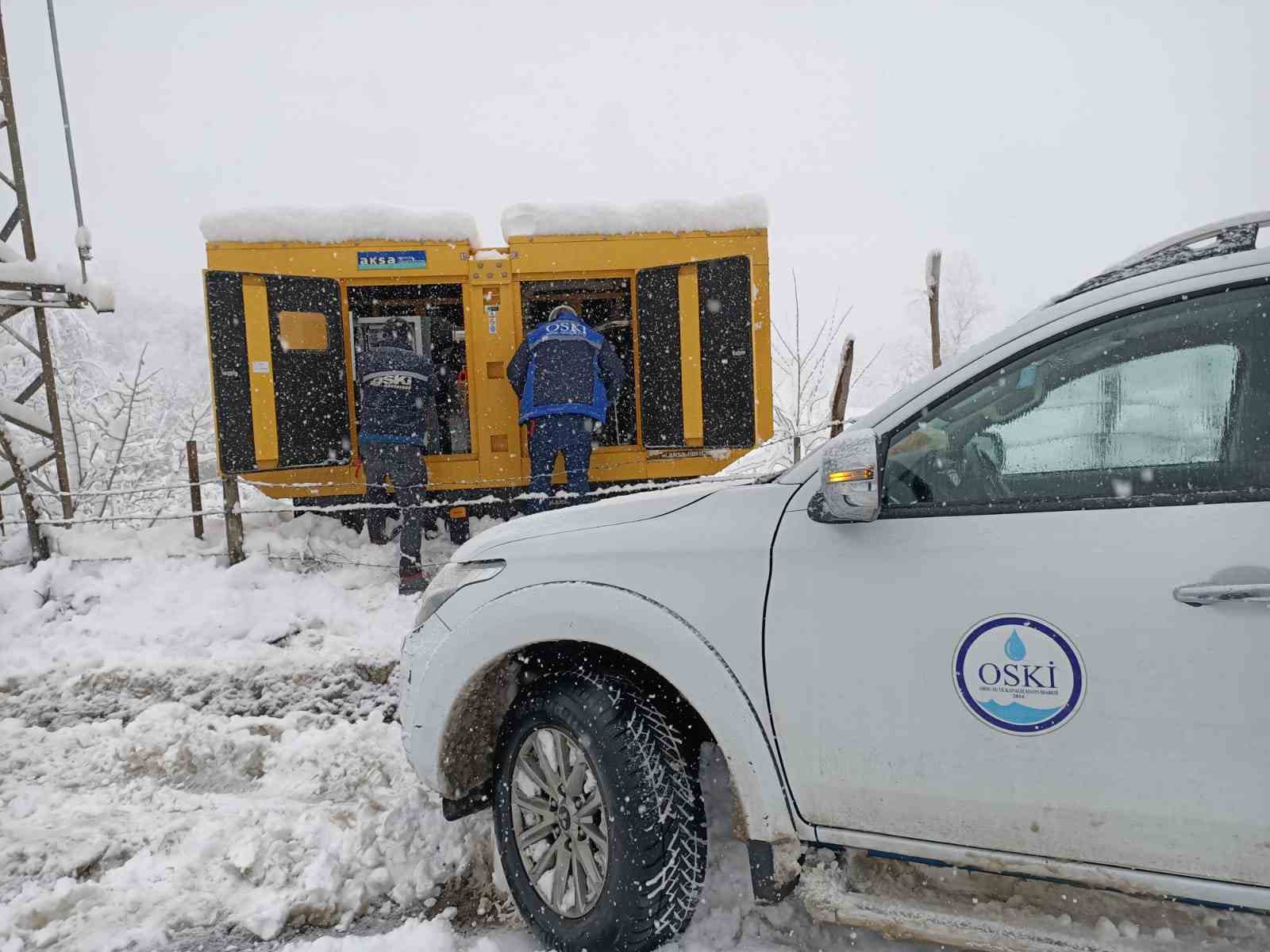 OSKİ’DEN KAR MESAİSİ